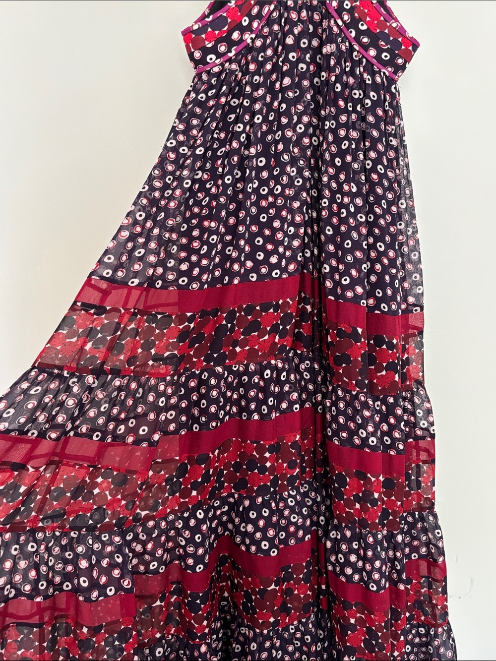 Diane Von Furstenberg Altessa Boho Maxi Dress (Size 8) Fall 2016 Collection - Picture 8 of 12